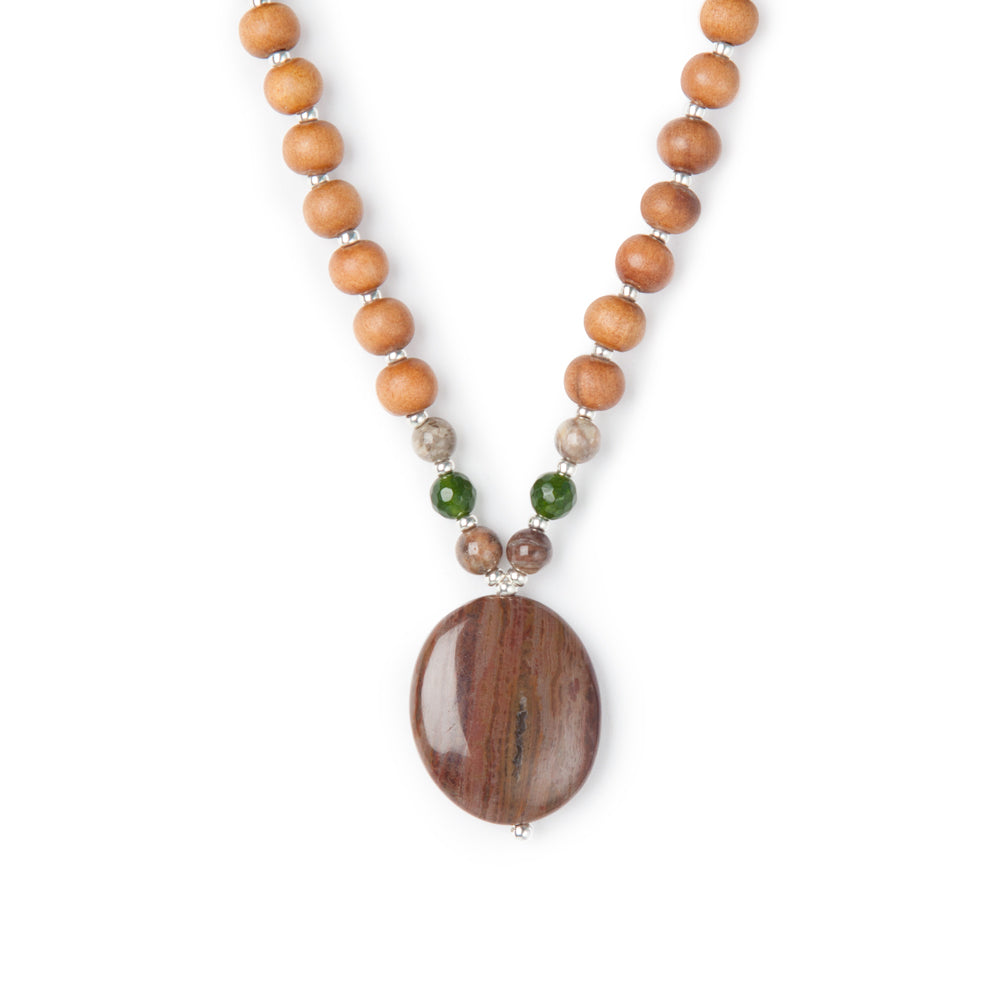 His Preserverance Men's Mala Beads | Mala Beads Japa Meditation Necklaces Sacred Geometry Healing Spiritual Crystal Collections.