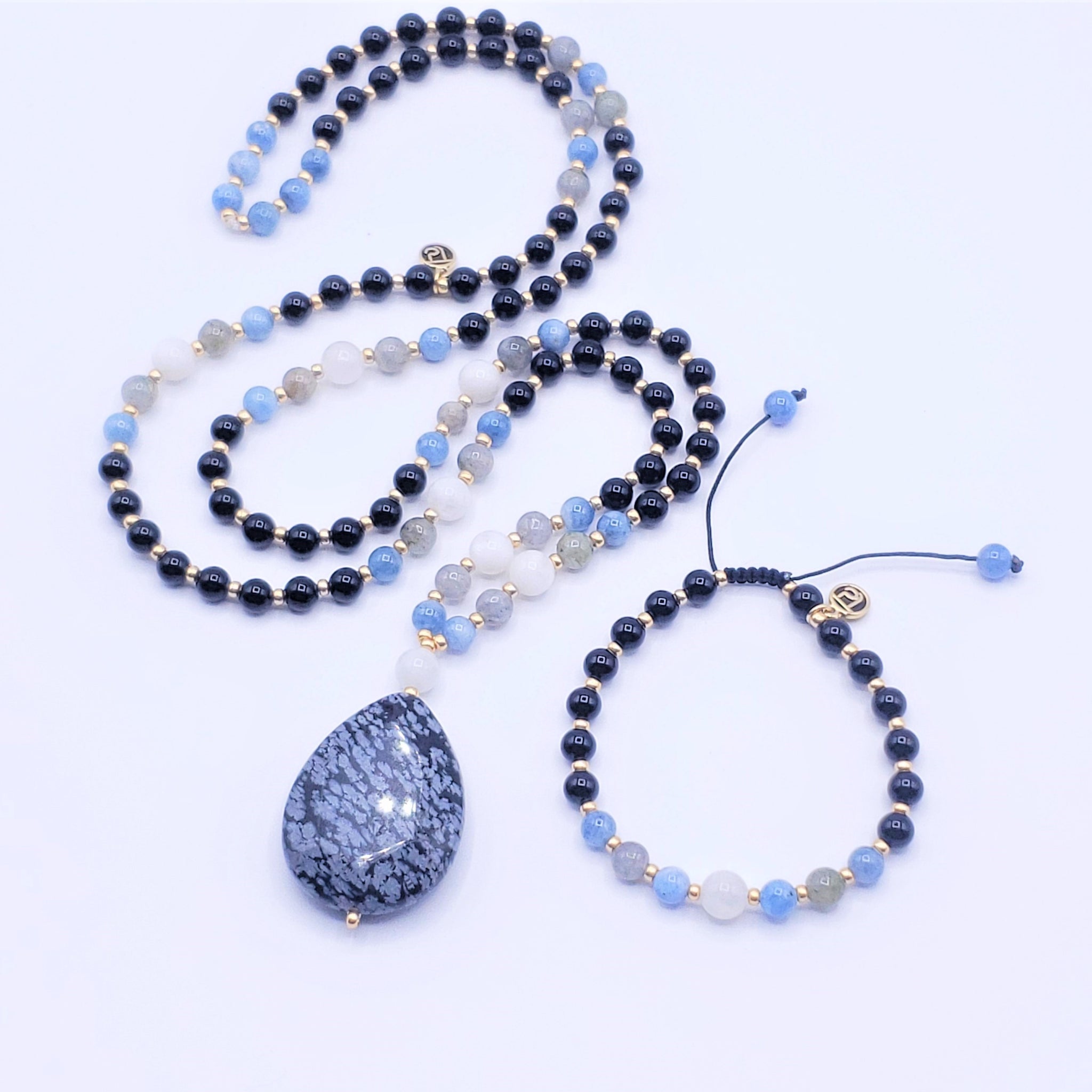 Moderation Mala Bead Bracelet.