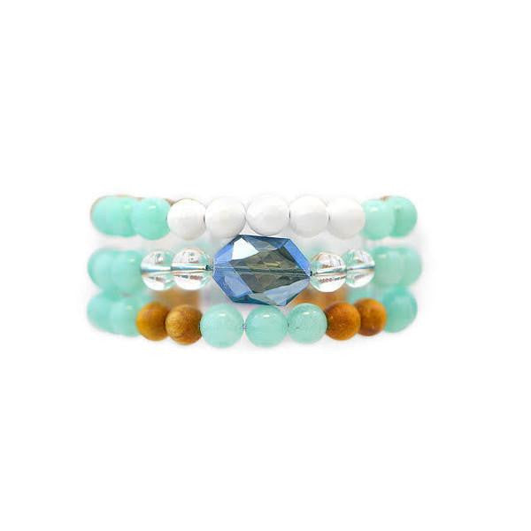 Mermaid Stack | Mala Beads Japa Meditation Necklaces Sacred Geometry Healing Spiritual Crystal Collections.