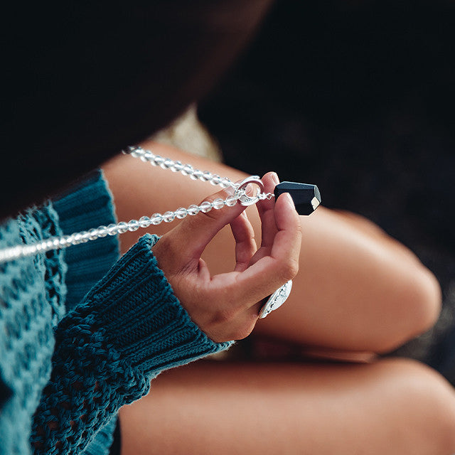 Clear Quartz Limitless Mala.