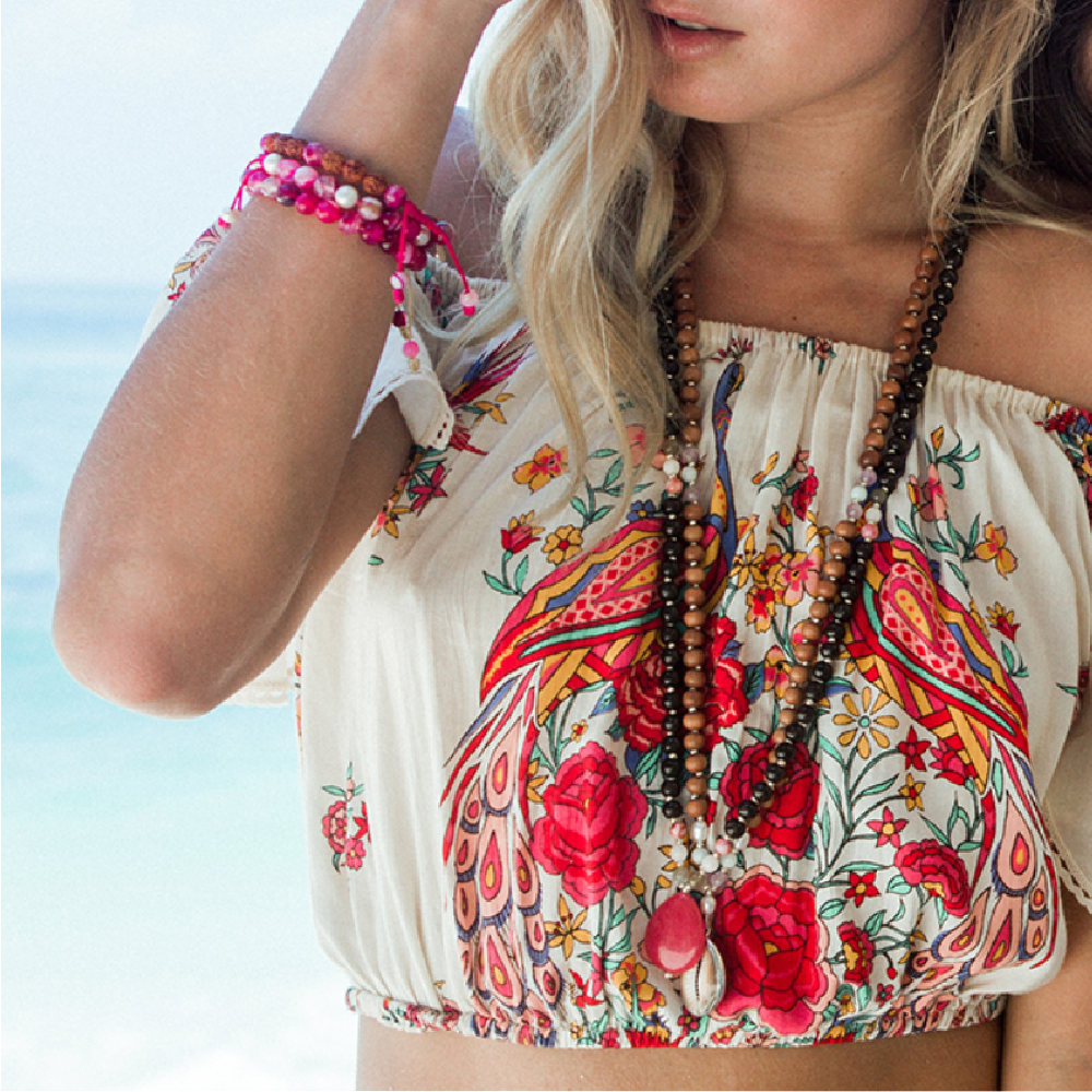 Manifest Mala | Mala Beads Japa Meditation Necklaces Sacred Geometry Healing Spiritual Crystal Collections.