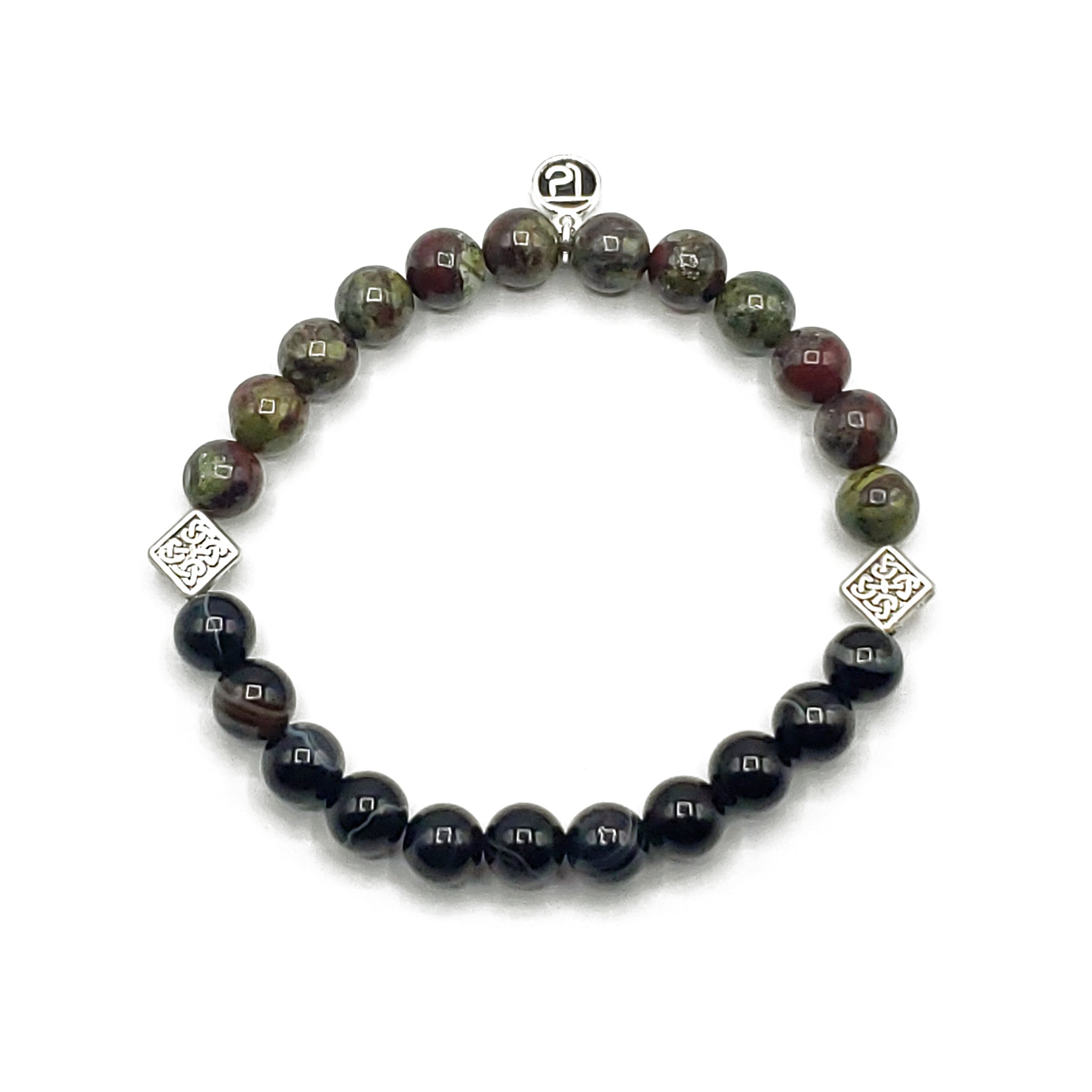 The Tech Men's Mala Bracelet.